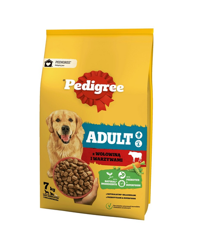 PEDIGREE Adult 7 kg cu vita si legume pentru caini de talie mare si medie