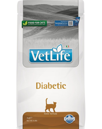 FARMINA Vet life Cat Diabetic Hrana uscata pentru pisici cu diabet 2 kg