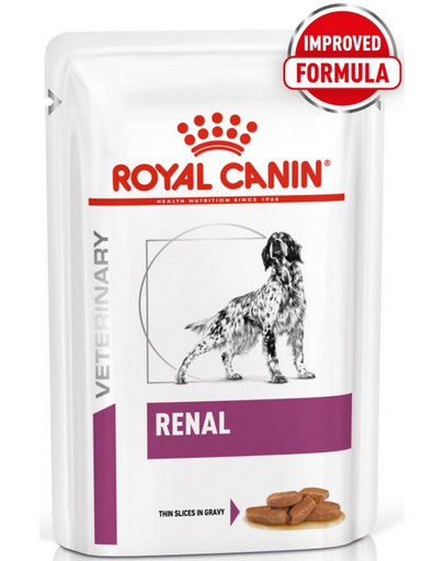 ROYAL CANIN Veterinary Diet Canine Renal hrana umeda pentru cainii cu insuficienta renala cronica 4x12x100g