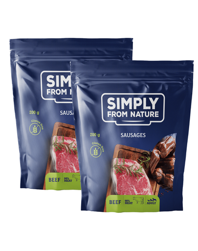 SIMPLY FROM NATURE Carnaciori vita, pentru caini 2x200g