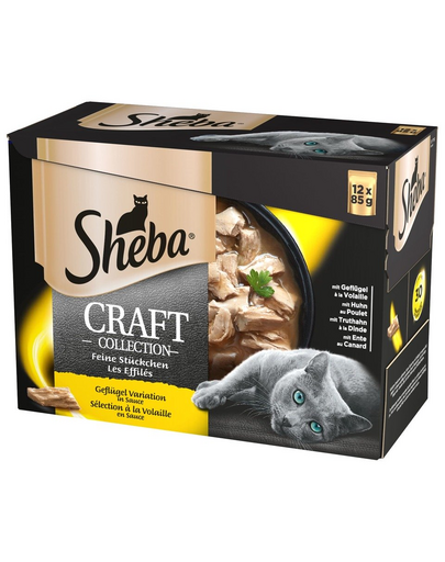 SHEBA Craft Collection cu carne de pasăre în sos 12x4x85g
