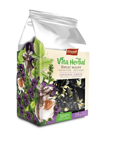 VITAPOL Vita Herbal Floare de nalba pentru rozatoare si iepuri 15g