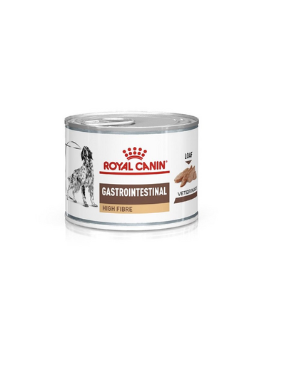 ROYAL CANIN Veterinary Gastrointestinal High Fibre 6 x 200 g pate pentru caini cu tulburari digestive