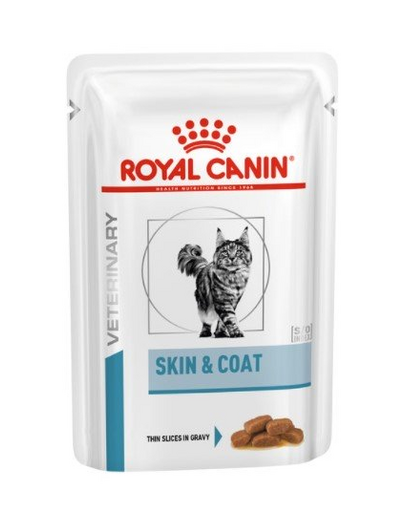 ROYAL CANIN Cat Skin&Coat 48 x 85 g hrana umeda dietetica pentru pisici adulte cu piele sensibila