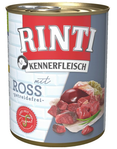 RINTI Kennerfleisch Horse carne de cal 6x400 g hrana caine
