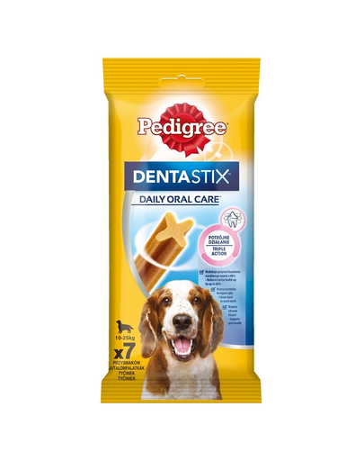 PEDIGREE DentaStix (rase medii) Sticks dentitie caini 7 buc - 180g