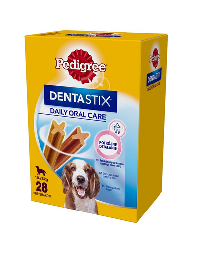 PEDIGREE DentaStix (rase medii) recompensa dentitie caini 112 buc - 16x180g