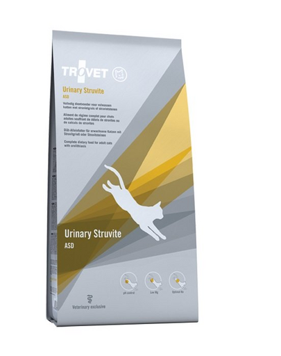 TROVET Urinary Struvite ASD hrana pisici 10 kg afectiuni urinare