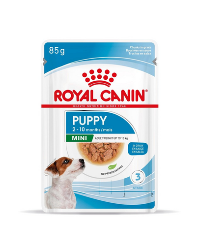 ROYAL CANIN Mini Puppy 48x85 g hrana umeda catei talie mica, in sos