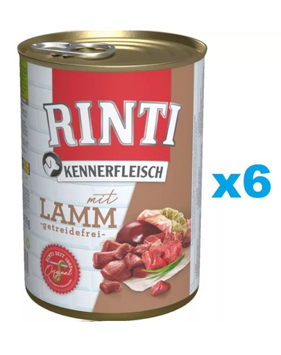 RINTI Kennerfleisch Lamb cu miel 6x800 g hrana caine