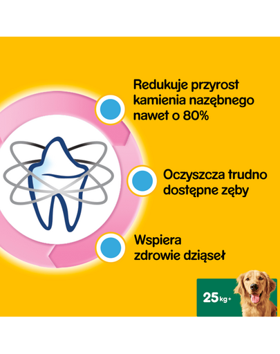 PEDIGREE Dentastix (rase mari) recompense dentare caini 56 buc (8x270g)