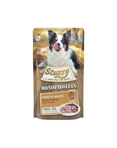 STUZZY Dog Monoprotein hrană hipoalergenică pentru câini, cu pui 150 g