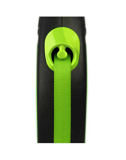 FLEXI New Neon lesa automata pentru caini, verde, marimea M, 5 m