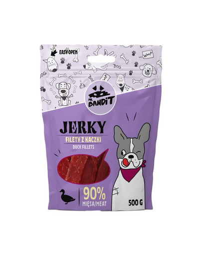 MR. BANDIT Jerky File de rata, recompensa pentru caini 500 g