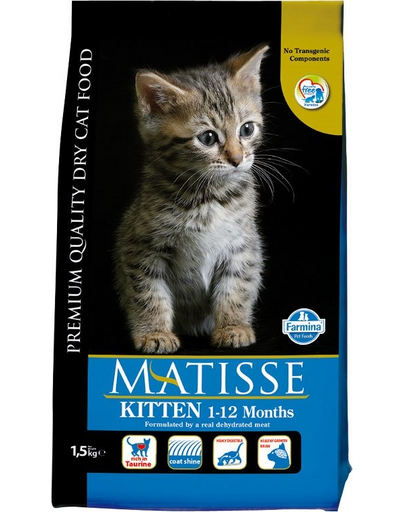 FARMINA Matisse Kitten Hrana uscata pentru pisoi, cu pui si orez 1,5 kg