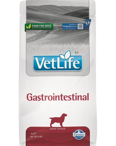FARMINA Vet life Dog gastro-intestinal, hrana pentru caini cu afectiuni gastrice 2 kg