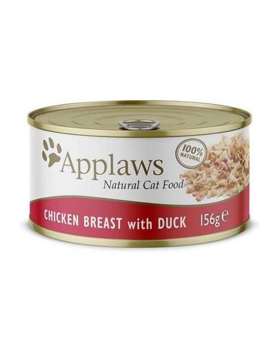 APPLAWS Cat Chicken Breast with Duck Mancare umeda pisica, cu pui si rata 156g