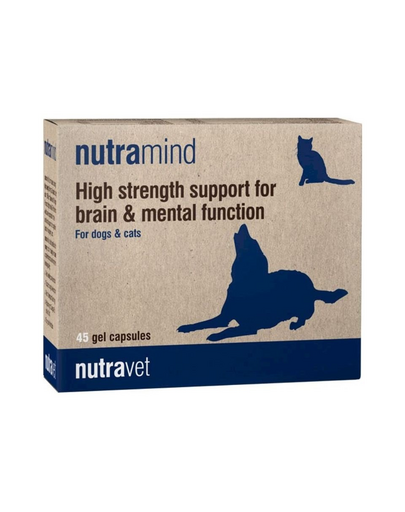 NUTRAVET Nutramind 45 supliment caini si pisici, suport creier si functia mentala