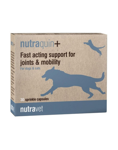 NUTRAVET Nutraquin+ 30 capsule articulare caini si pisici