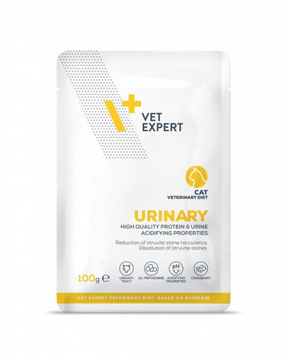 VET EXPERT Veterinary Diet Cat Urinary pouch 100g Hrana umeda pisici cu afectiuni urinare