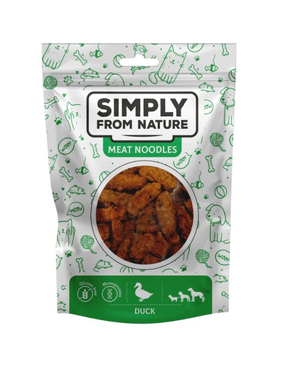 SIMPLY FROM NATURE Meat Noodles Recompensa rata pentru caini 80 g
