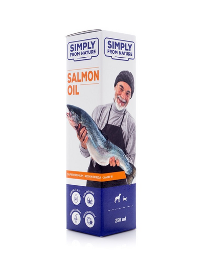 SIMPLY FROM NATURE Salmon oil Ulei de somon pentru caini si pisici 250 ml