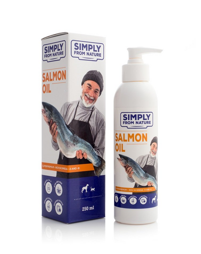 SIMPLY FROM NATURE Salmon oil Ulei de somon pentru caini si pisici 250 ml