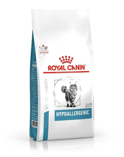 ROYAL CANIN Veterinary Cat Hypoallergenic 2,5 kg dieta pisici adulte care prezinta reactii alimentare adverse