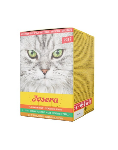 JOSERA Multipack Pate 6x85 g Hrana umeda pisici, pateu mix sortimente