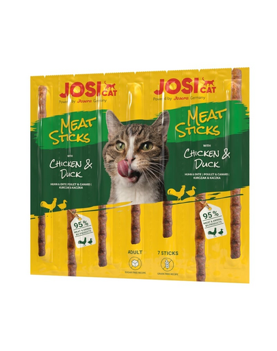 JOSERA JosiCat Meat Sticks cu pui si rata pentru pisici 35g