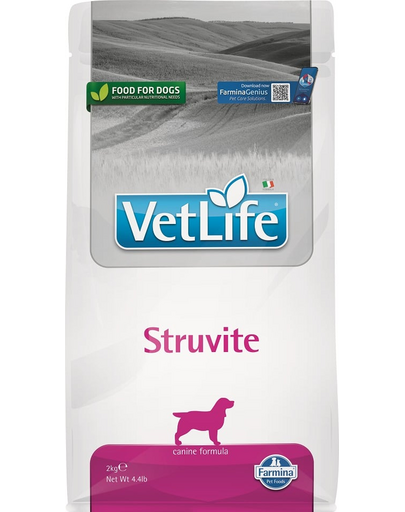 FARMINA Vet Life Dog Struvite 2 kg Hrana pentru caini cu urolitiaza struvită