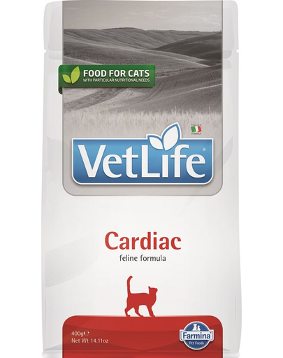 FARMINA VetLife Cardiac Hrana uscata pisici cu probleme cardiace 400 g