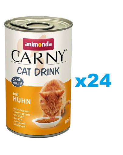 ANIMONDA Carny Cat Drink with Chicken 24x140 ml bautura pentru pisica, cu pui