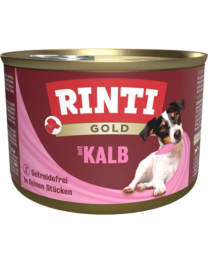 RINTI Gold Veal Mini vitel pentru rase mici de caini 185 g