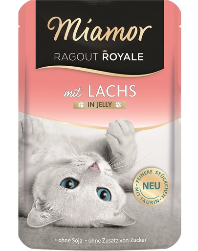 MIAMOR Ragout Royale in Jelly Salmon plic somon in gelatina pentru pisica 100 g