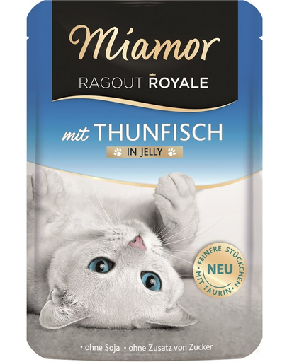 MIAMOR Ragout Royale in Jelly Tuna ton in gelatina pentru pisica 100 g