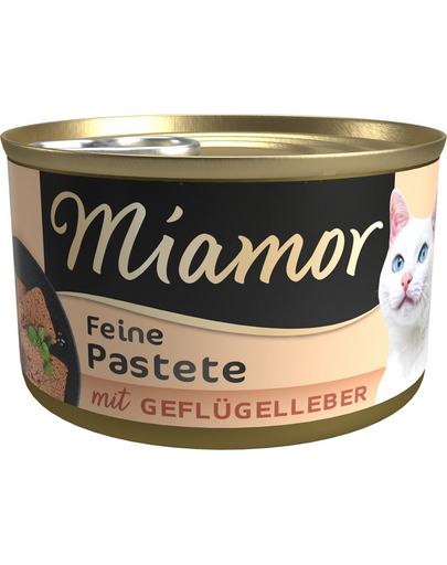 MIAMOR Pastete Poultry Liver 85g pate ficat pasare pentru pisica