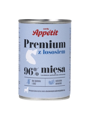 COMFY APPETIT PREMIUM Hrana umeda pentru caini, cu somon 400 g