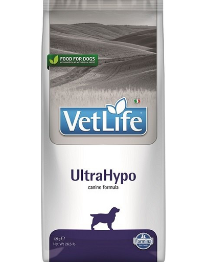 FARMINA Vet Life Ultrahypo Dog 12 kg Hrana uscata caini cu alergii alimentare