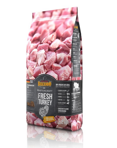 BELCANDO Mastercraft Fresh turkey Hrana uscata pentru caini adulti activi, cu curcan 2,2 kg