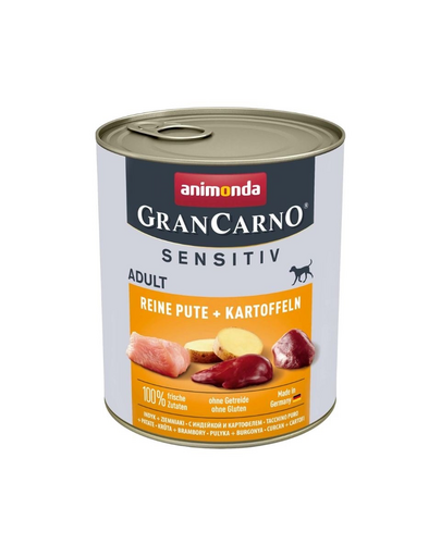 ANIMONDA Grancarno Sensitive hrana umeda pentru cainii adulti sensibili 800 g