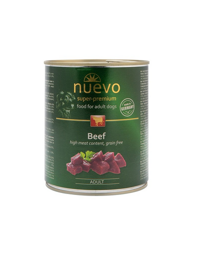 NUEVO Adult cu vita conserva 800 g pentru caini