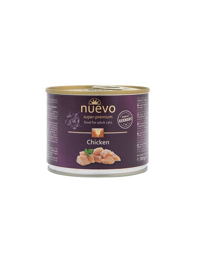 NUEVO Adult Cat conserva pentru pisici 200 g cu pui