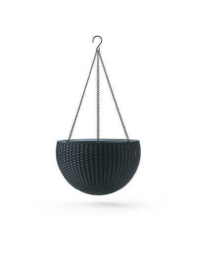 KETER Ghiveci de flori suspendat Rattan 8,6L