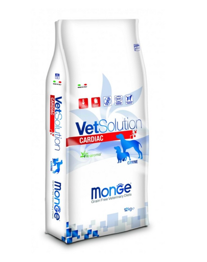 MONGE Vet Solution Dog Cardiac hrana dietetica pentru caini cu afectiuni cardiace 12 kg