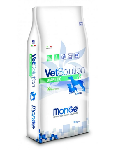 MONGE Vet Solution Dog Diabetic 12 kg dieta caini cu diabet