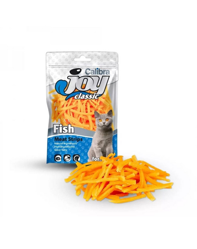 CALIBRA Cat Joy Classic Fish Strips 70 g fasii peste pentru pisici