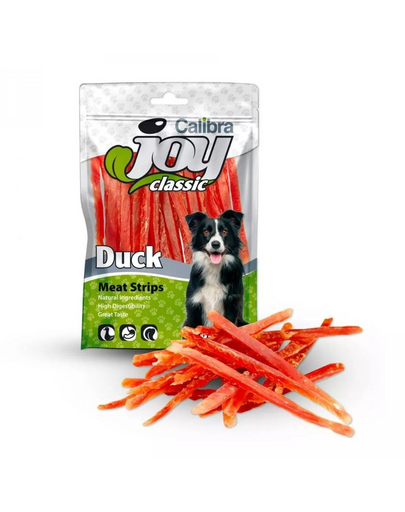 CALIBRA Dog Joy Classic Duck Strips 250 g snack din rata pentru caini