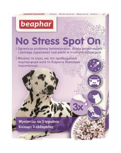 BEAPHAR No Stress Pipete anti stres caini 3x0,7 ml