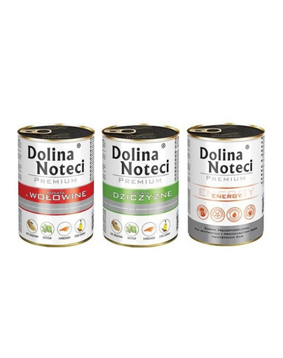 DOLINA NOTECI Premium Mix arome pentru caini SET 400 g x 20 buc.
